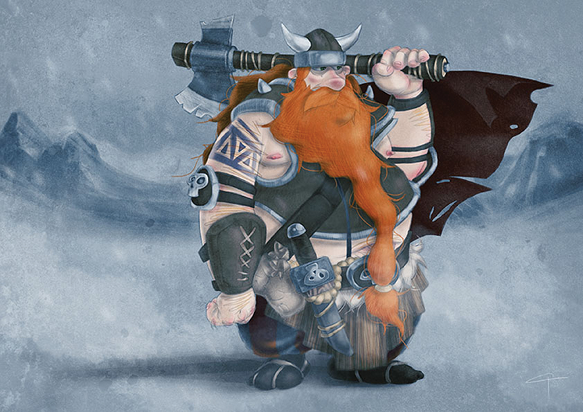 #Character Design #Illustration #Art #Viking #Social Media Submission