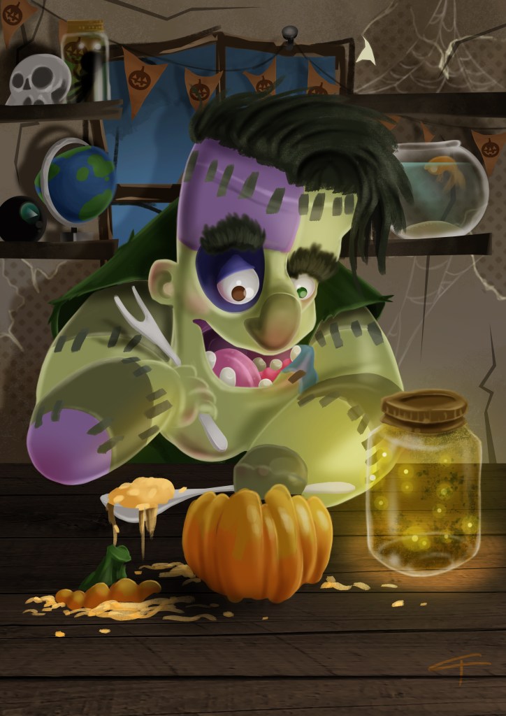 #Frank #Frank #Halloween #Art #Creative #Design #Drawing